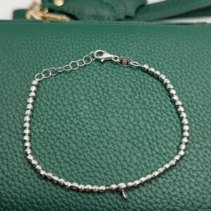 Dyadema Italian Sterling Silver Beaded Bracelet